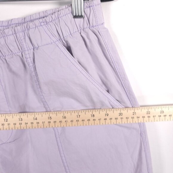 ZARA Women Purple Lilac Parachute Relaxed Pants Elastic Waist‎ 5520/7/629 MEDIUM - Picture 7 of 14